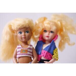 1980s, Creata, Doll, Lot, Dressed, Yellow Hair, Toy, Vintage, ~ 250910-WH 1350